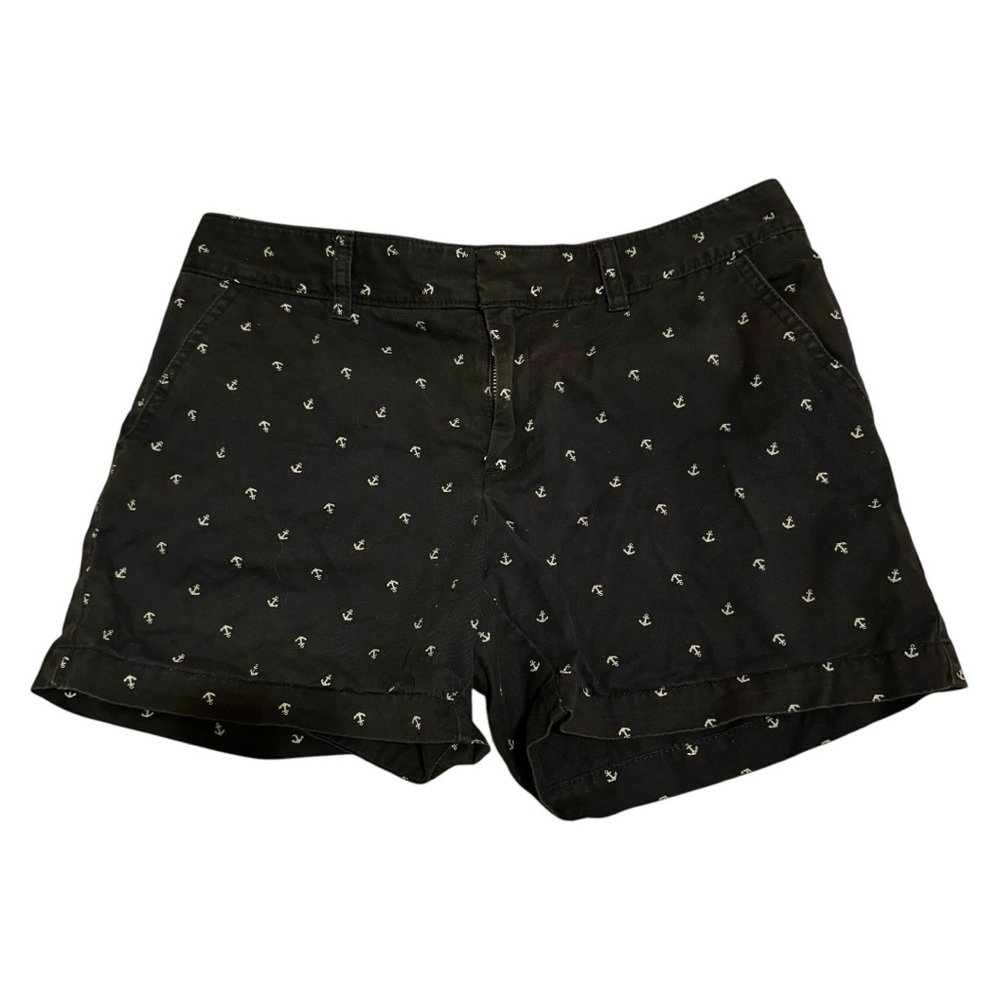 Tommy Hilfiger Anchor Printed Jean Shorts Navy Size 6